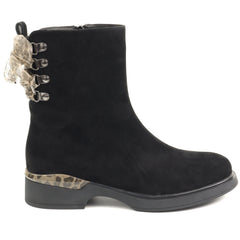 Fiore Fino Ghete dama 2601280 negru velur ID4965-NGV