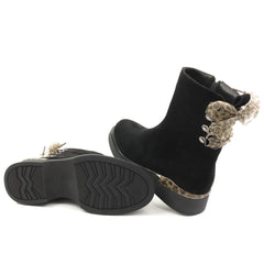 Fiore Fino Ghete dama 2601280 negru velur ID4965-NGV