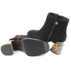 Fiore Fino Ghete dama 260206 negru velur ID4966-NGV