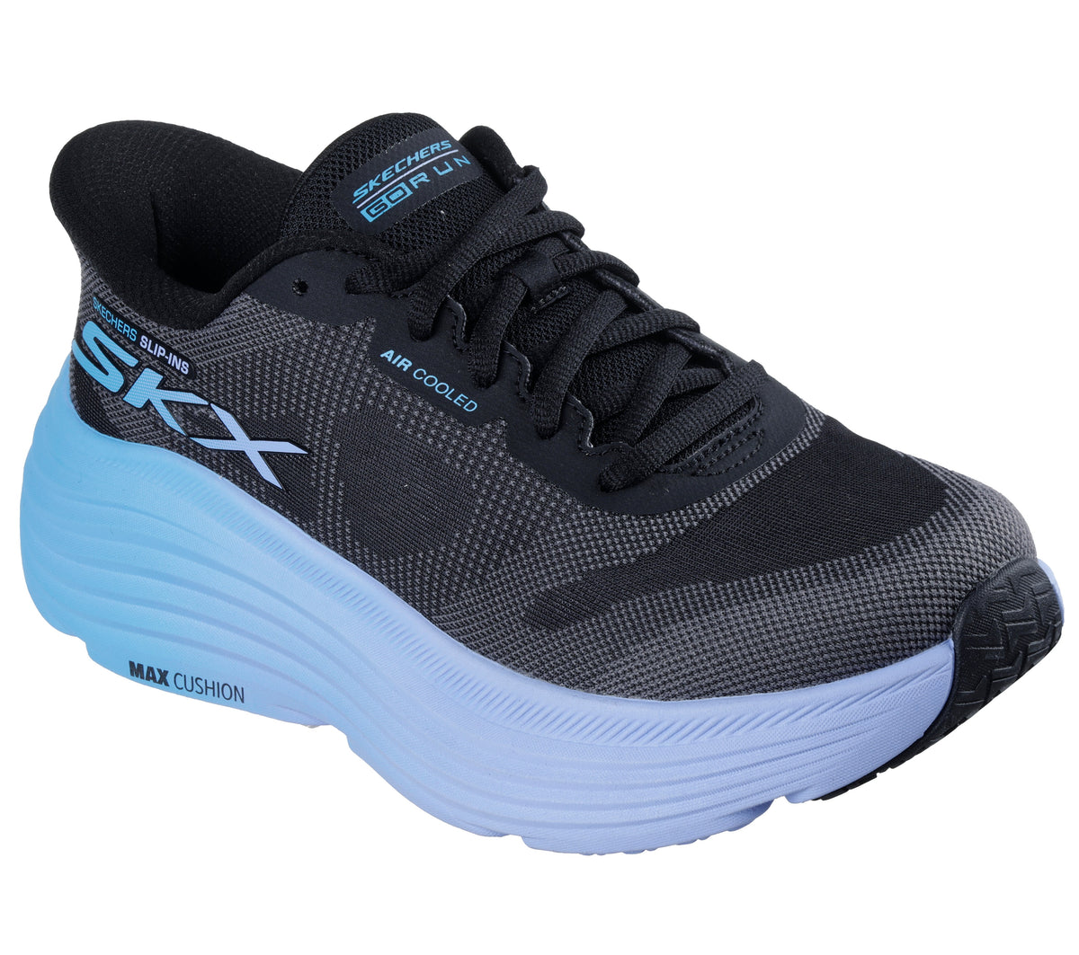 Skechers Pantofi dama performance MAX CUSHIONING ENDEAVOUR HA 129473 BLACK/BLUE ID4969-BKBL