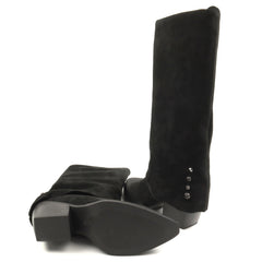 Anna Viotti Cizme ciocate dama D115 SHN2380 32R BLACK ID4971-BLK