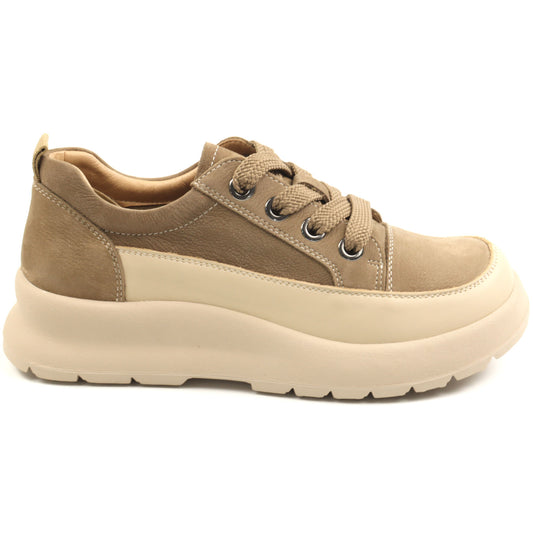 Formazione Pantofi dama 70108 2 kaki nubuk ID4981-KAKIN