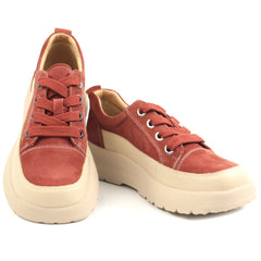 Formazione Pantofi dama 70108 2 rosu nubuk ID4981-RSN