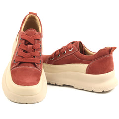Formazione Pantofi dama 70108 2 rosu nubuk ID4981-RSN