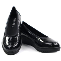 Karisma Pantofi dama V4VA60006A 01 O negru croco lac ID4984-NGCRL