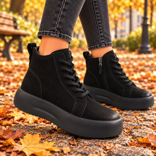 Feeling Ghete dama piele naturala 151(86683) BLACK ID4994-BLK