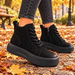 Feeling Ghete dama piele naturala 151(86683) BLACK ID4994-BLK