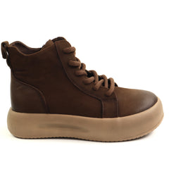 Feeling Ghete dama piele naturala 151(86683) COFFEE ID4994-COF