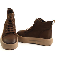 Feeling Ghete dama piele naturala 151(86683) COFFEE ID4994-COF