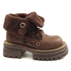 Feeling Ghete dama piele naturala 8808 BROWN ID4996-BRN