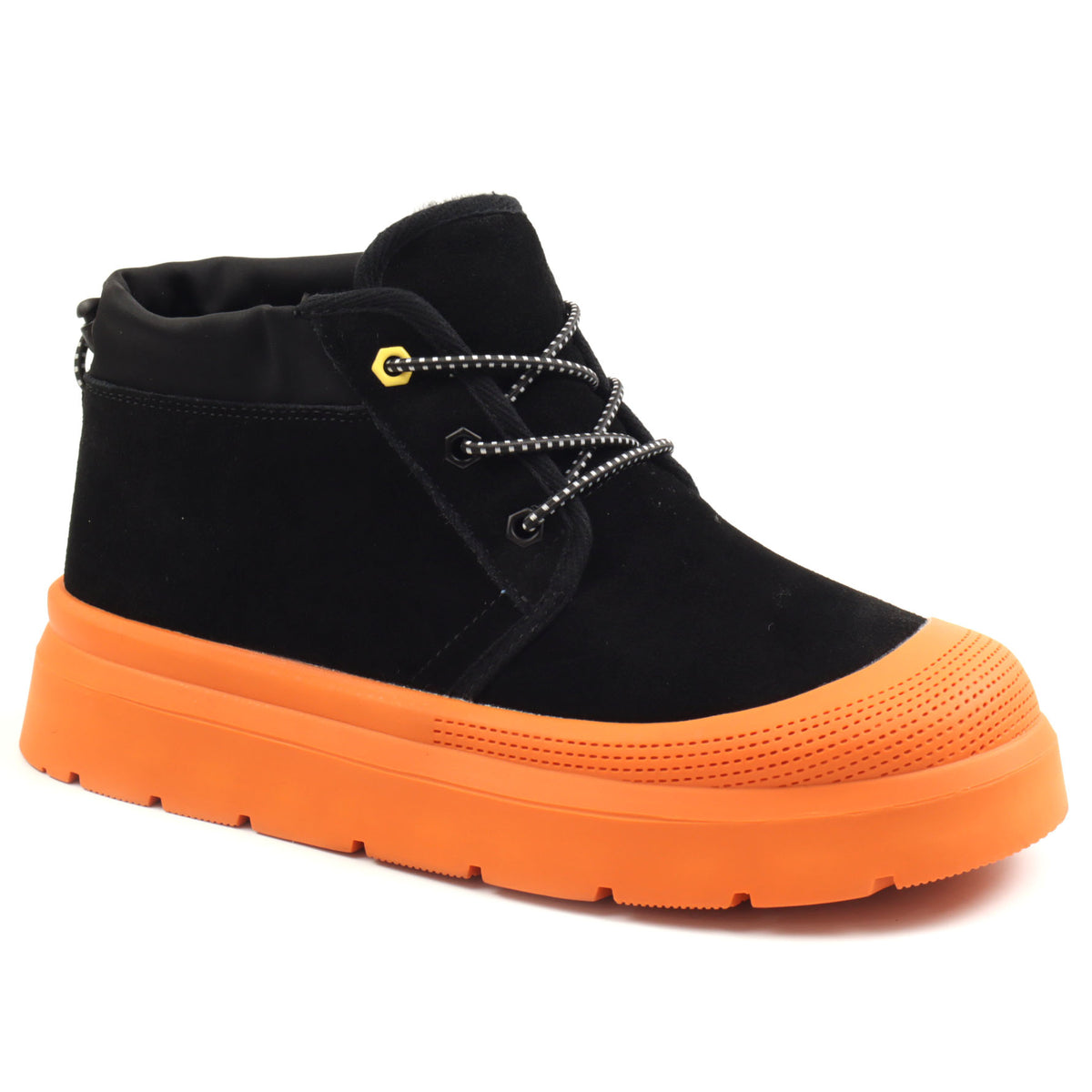 Feeling Ghete dama piele naturala UG 1 BLACK/ORANGE ID5003-BKOR