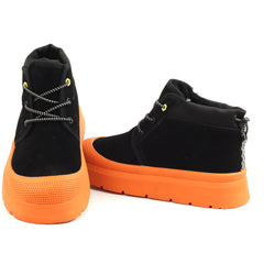 Feeling Ghete dama piele naturala UG 1 BLACK/ORANGE ID5003-BKOR