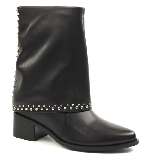 Feeling Ghete dama piele naturala Z0105 6882 BLACK ID5004-BLK