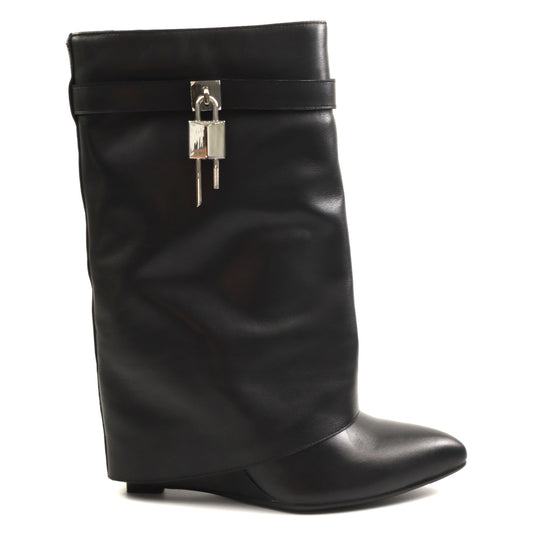Feeling Ghete dama piele naturala ZPF4922 N3800 BLACK ID5006-BLK