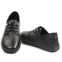 Formazione Pantofi dama piele naturala 6350 negru ID5013-NG