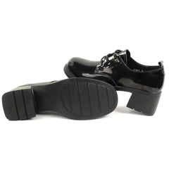 Pass Collection Pantofi dama J9J970007A 01 L negru lac ID5036-NGL