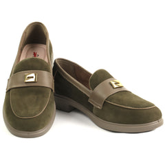Pass Collection Pantofi dama J9J970013B 40 I kaki velur ID5038-KAKIV