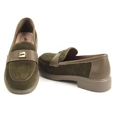 Pass Collection Pantofi dama J9J970013B 40 I kaki velur ID5038-KAKIV
