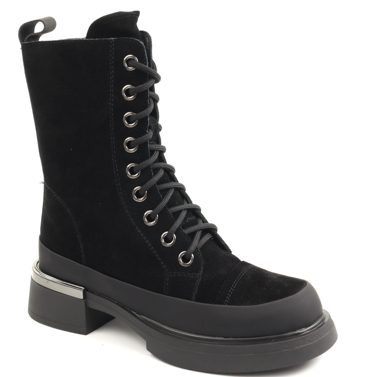 Anna Viotti Ghete dama D107 PH3168 Z38464 negru velur ID5045-NGV