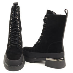 Anna Viotti Ghete dama D107 PH3168 Z38464 negru velur ID5045-NGV