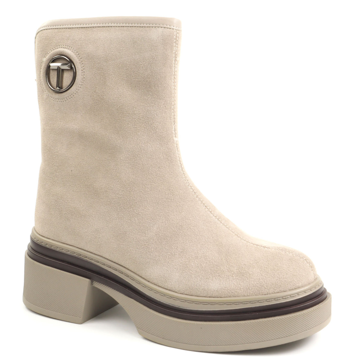 Anna Viotti Ghete dama D106 F9998 C8101 bej velur ID5048-BJV