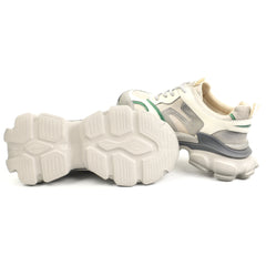 Franco Gerardo Pantofi dama  piele naturala Y5786 CREAM/GREEN ID5056-CRMGR