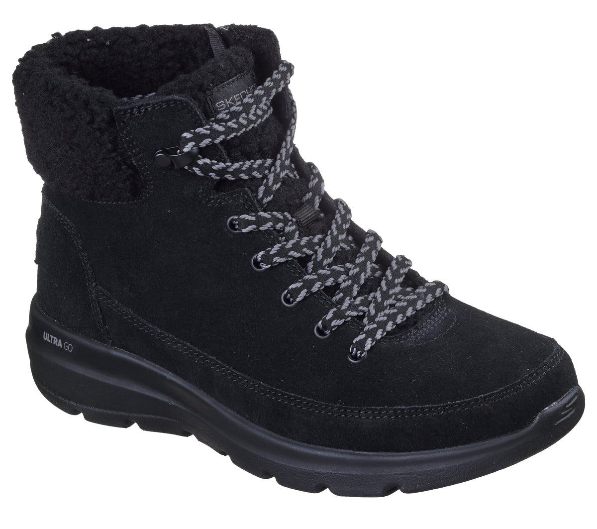 Skechers Ghete dama GLACIAL ULTRA  AUTUMN DAYS 144206 BBK ID5072-BBK