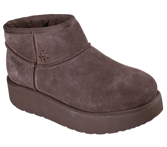 Skechers Ghete dama stil UGG KEEP COZY 169143 CHOCOLAT ID5075-CHOC