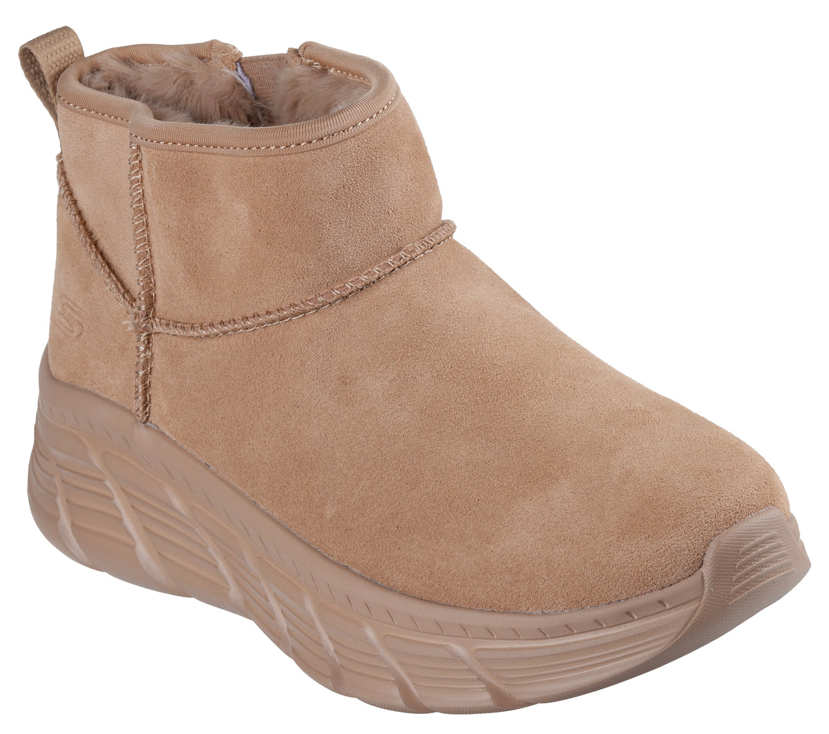 Skechers Ghete dama stil UGG BOBS B FLEX HI HI FROST 117390 CHESTNUT ID5077-CSNT