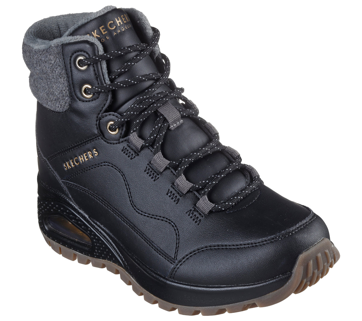 Skechers Ghete dama UNO RUGGED NATURES BLISS 177179 BBK ID5079-BBK