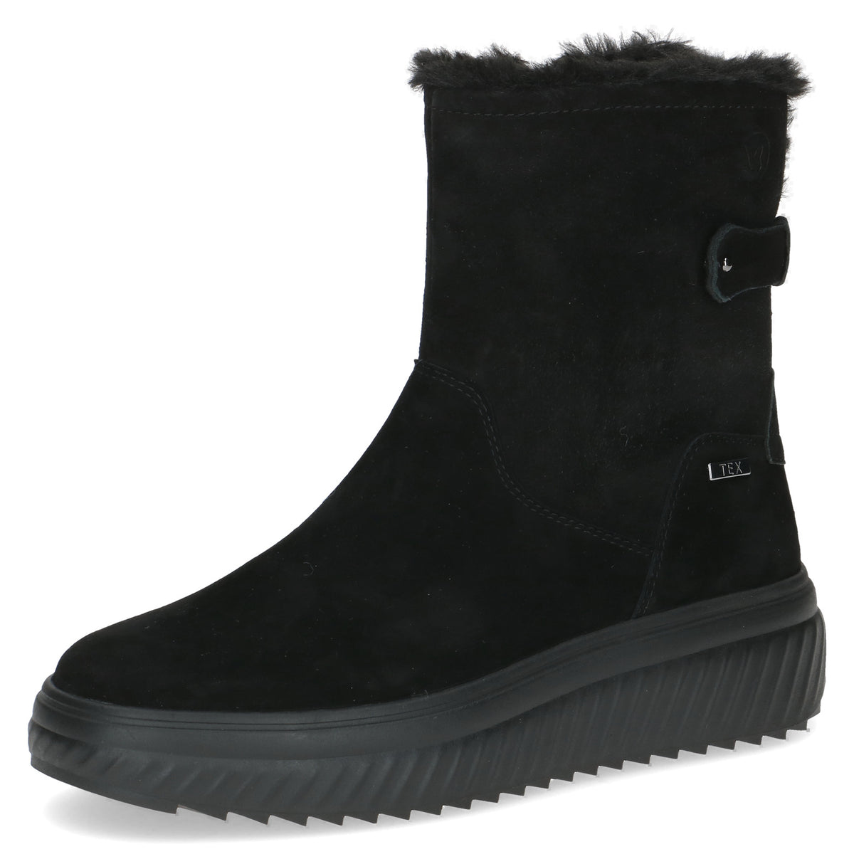 Caprice Ghete dama 9 26410 45 negru velur ID5081-NGV