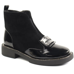 Epica Ghete dama D7A206 M121B T139A O1 I negru velur ID5101-NGV