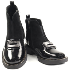 Epica Ghete dama D7A206 M121B T139A O1 I negru velur ID5101-NGV