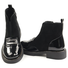 Epica Ghete dama D7A206 M121B T139A O1 I negru velur ID5101-NGV