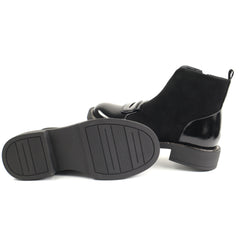 Epica Ghete dama D7A206 M121B T139A O1 I negru velur ID5101-NGV