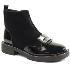 Epica Ghete dama D7A206 M121B T139A O1 I negru velur ID5101-NGV