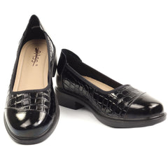 Pass Collection Pantofi dama X4X470007A 01 O negru croco lac ID5105-NGCRL