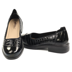 Pass Collection Pantofi dama X4X470007A 01 O negru croco lac ID5105-NGCRL