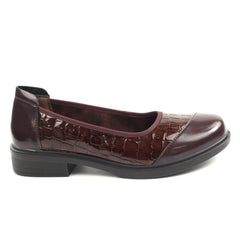 Pass Collection Pantofi dama X4X470007B 23 O bordo croco lac ID5106-BCRL