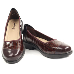 Pass Collection Pantofi dama X4X470007B 23 O bordo croco lac ID5106-BCRL