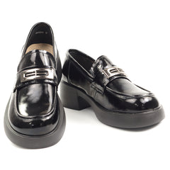 Pass Collection Pantofi dama X4X470009A 01 L negru lac ID5107-NGL