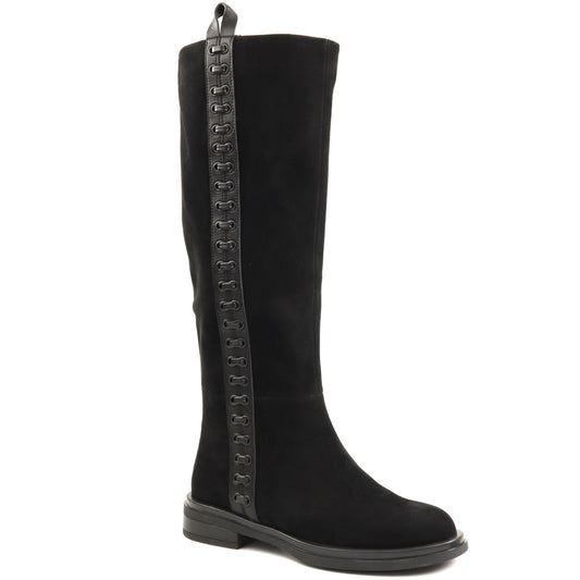 Fiore Fino Cizme dama 260163 negru velur ID5113-NGV