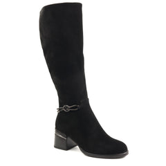 Fiore Fino Cizme dama 260932 negru velur ID5116-NGV