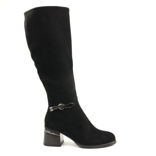 Fiore Fino Cizme dama 260932 negru velur ID5116-NGV