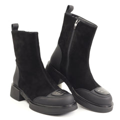 Epica Ghete dama V1BJ70009A 01 I negru velur ID5126-NGV