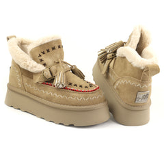 O-JOO Ghete dama stil UGG OL52505A TAUPE ID5147-TPE