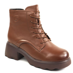 Formazione Ghete dama piele naturala 5008 BROWN ID5159-BRN