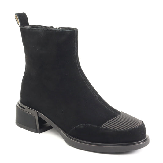 Karisma Ghete dama V724A340 61B 12 01 I negru velur ID5177-NGV