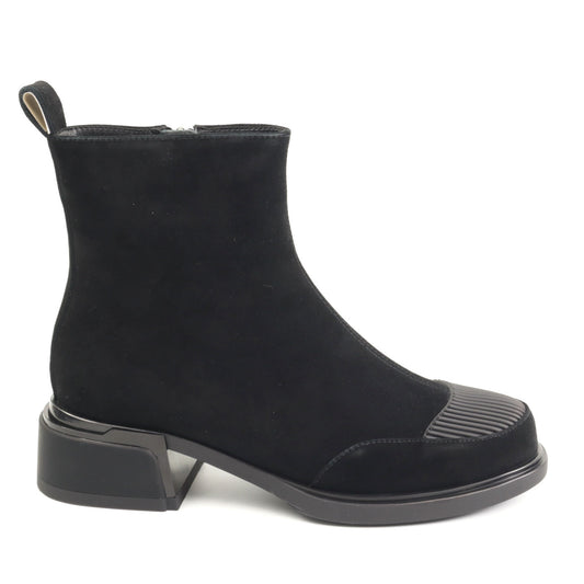 Karisma Ghete dama V724A340 61B 12 01 I negru velur ID5177-NGV