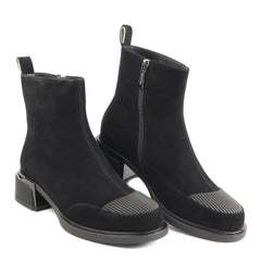 Karisma Ghete dama V724A340 61B 12 01 I negru velur ID5177-NGV